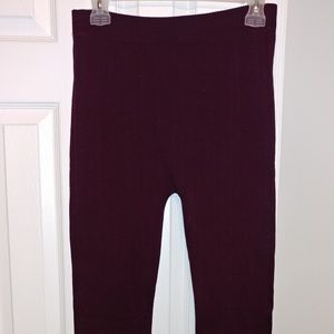 Aeropostale plum thick leggings